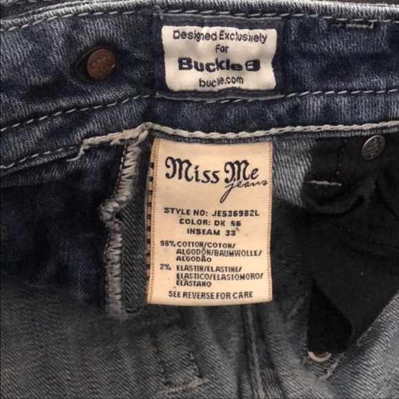 Miss me bootcut size 27 GUC JE5369B2L Inseam 31.5 - Picture 7 of 7